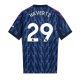 Arsenal Kai Havertz #29 Borte Drakt 2025-26 Kortermet